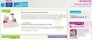 Administration 24h/24, un site pour simplifier vos démarches administratives.